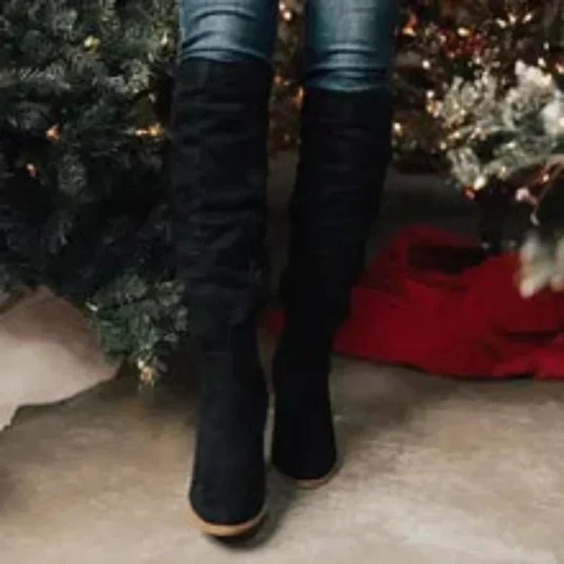 Sorcha - Women's Suede Over-The-Knee Boots | Ideal for Autumn/Winter